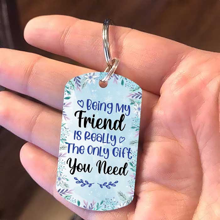 Besties Forever - Upload Photo - Personalized Keychain