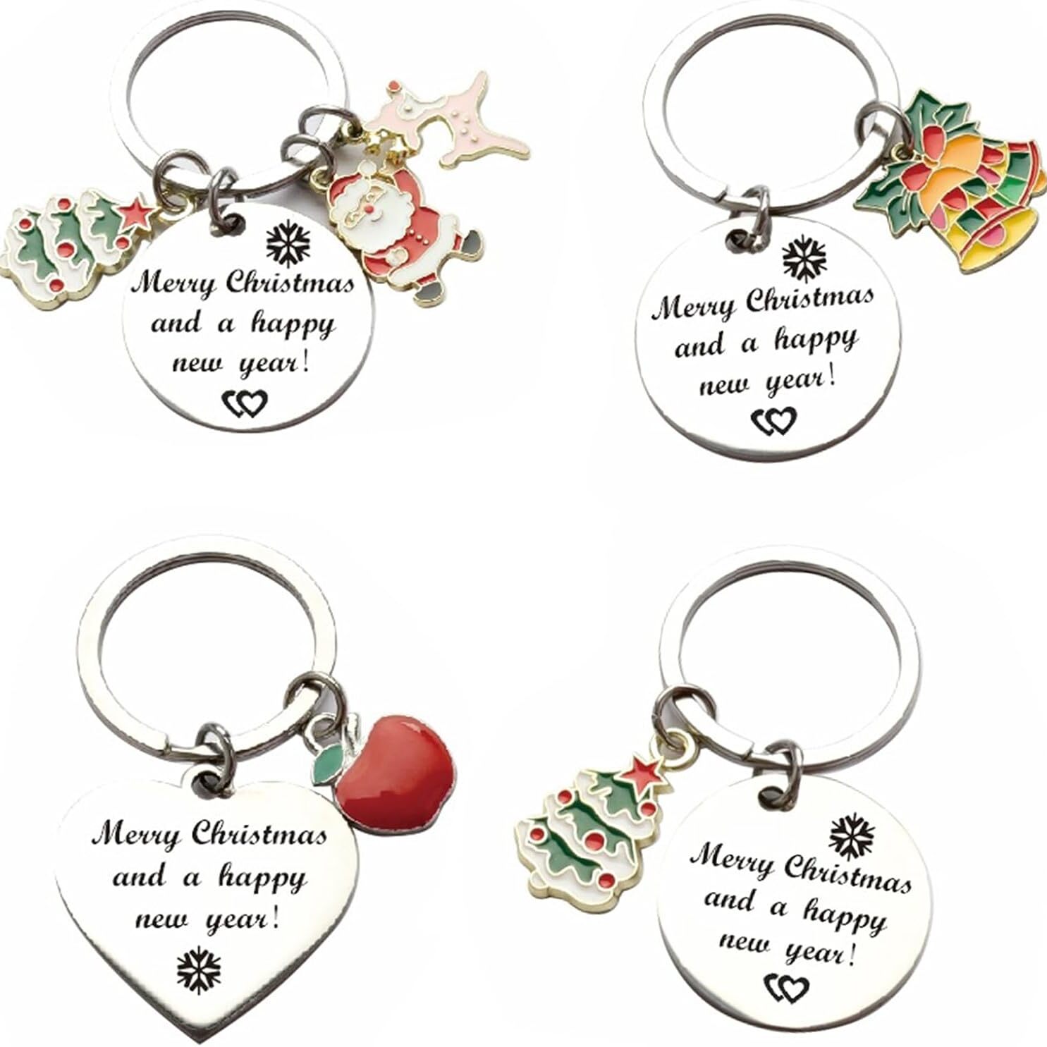 🎁🎄Christmas Stainless Steel Engraving Keychain