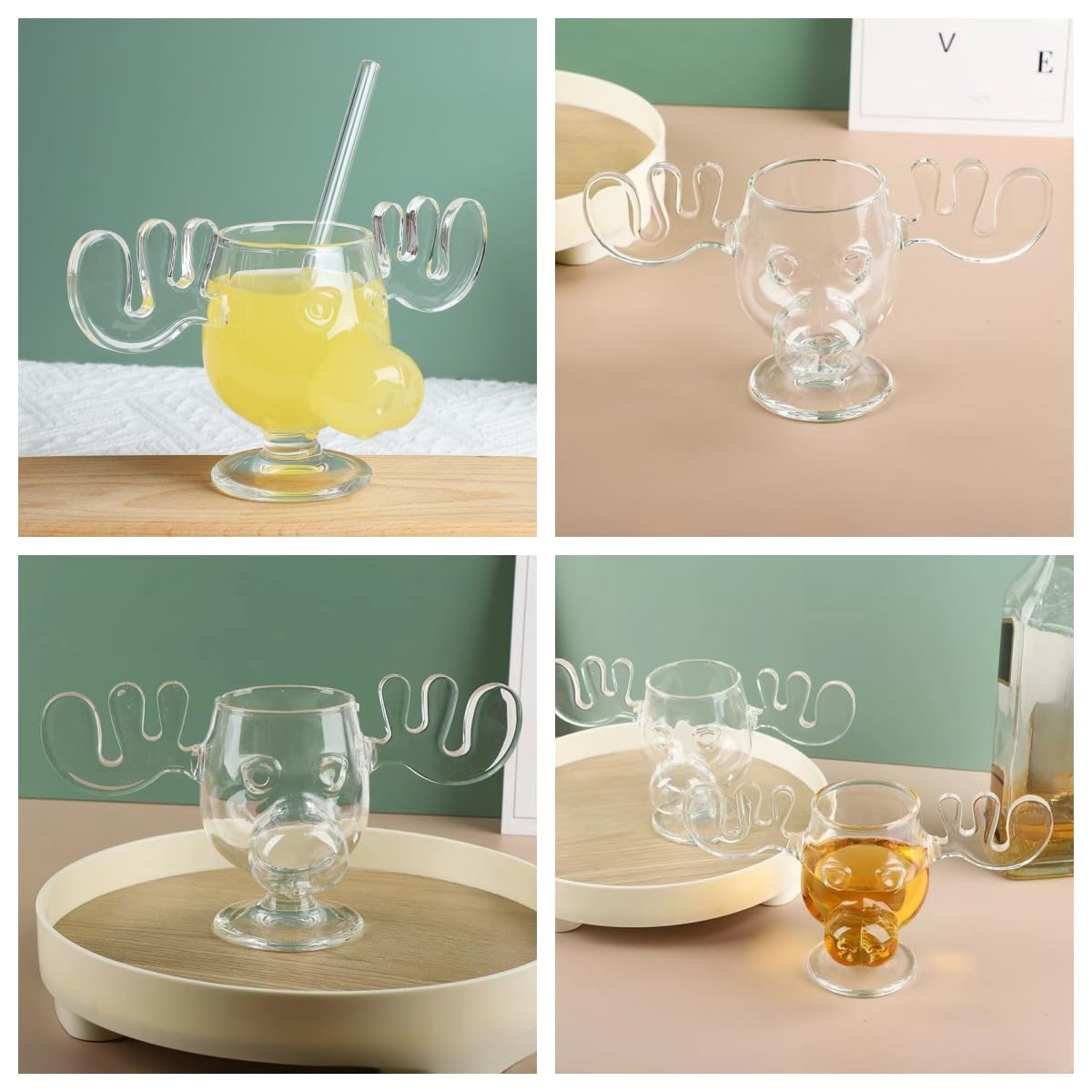 Christmas Vacation Moose Eggnog Mugs