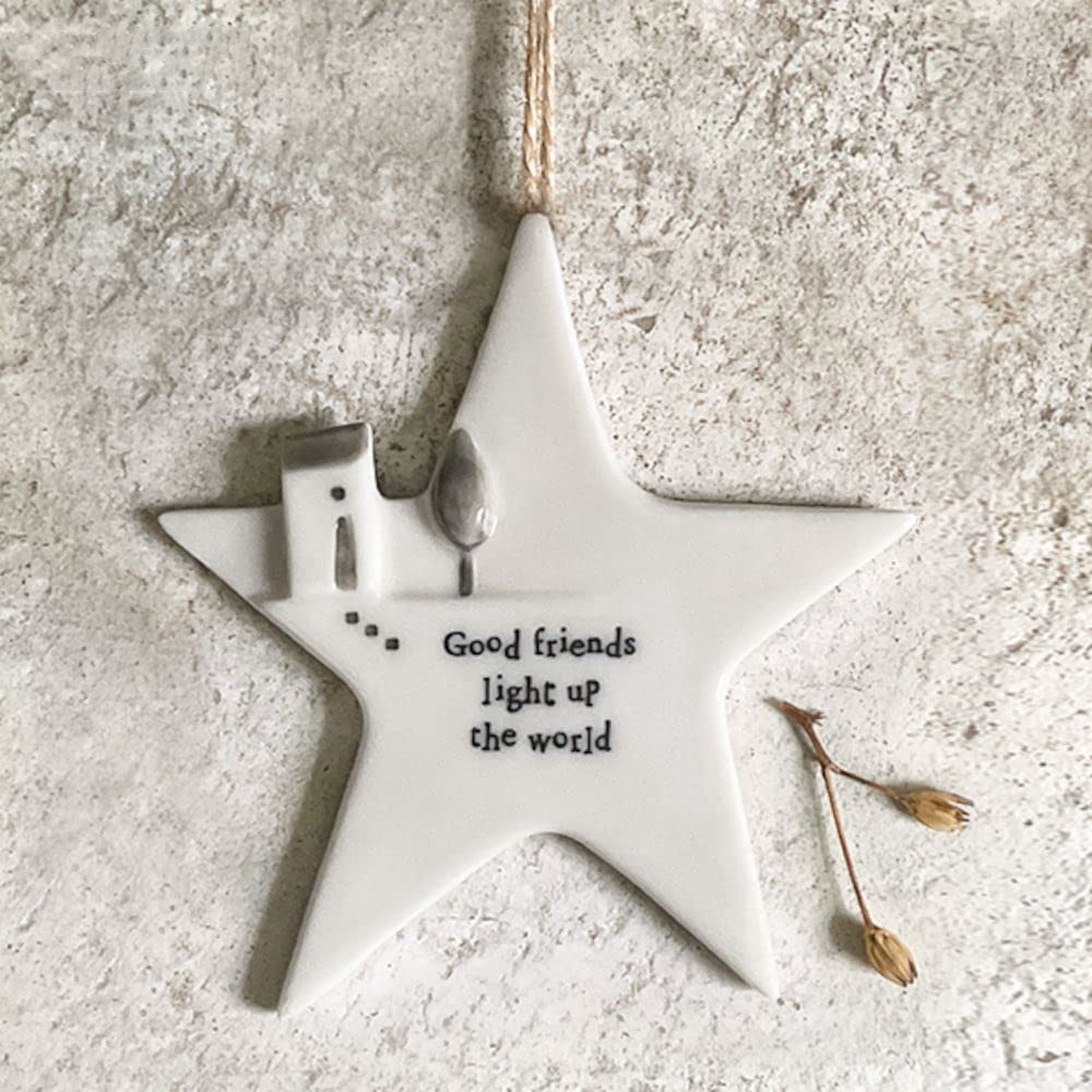 ⭐Emotional Support Rustic Hanging Star Ornament🎁