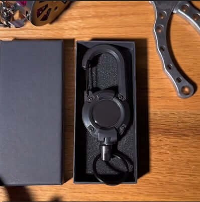 🔥HOT SALE🔥Outdoor Automatic Retractable Wire Rope Keychain