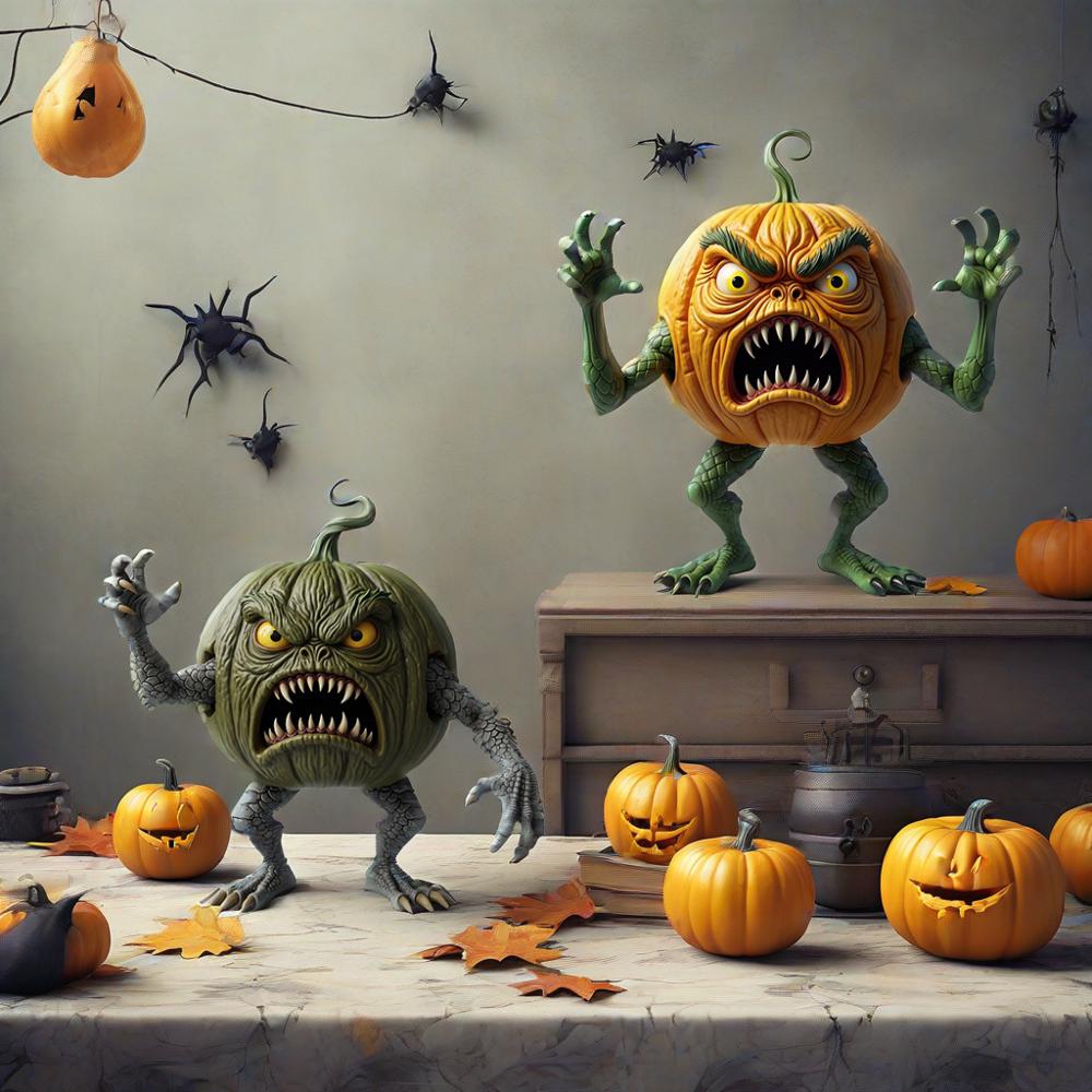 🎃Mutant Pumpkin Monster Figurine