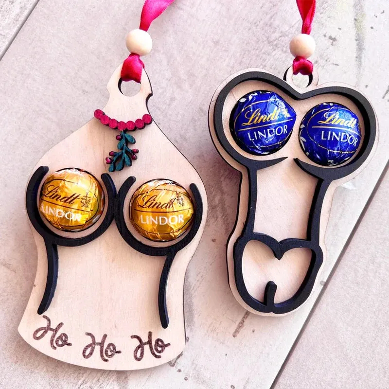 Funny Couples Christmas Ornament🤣