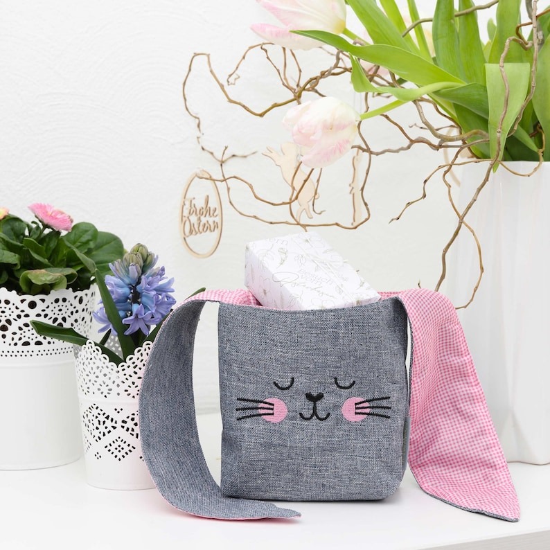 Personalized Bunny Easter Gift Bag