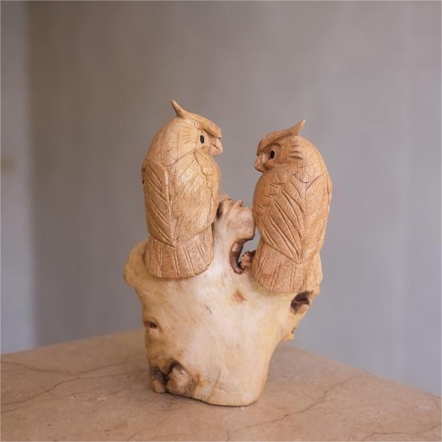 🦉Wooden Owl Handmade Deco