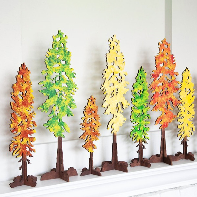 🎄Decorative freestanding wooden tree