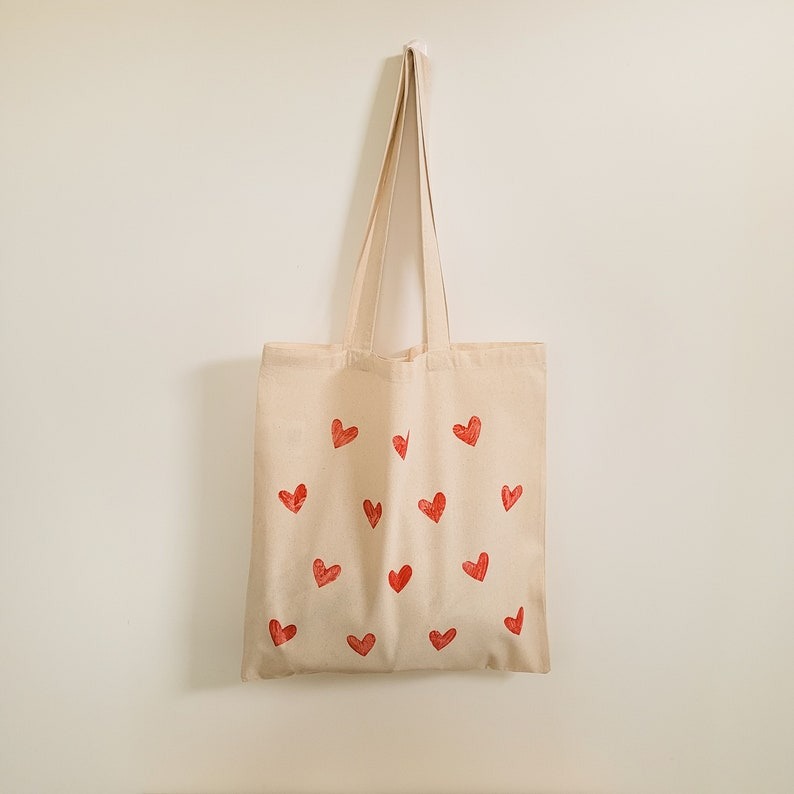 💗Red Heart Tote Bag✨