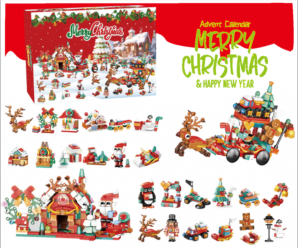🎅Early Christmas 49%OFF🎅2024 Advent Calendar Christmas Building Toy Set