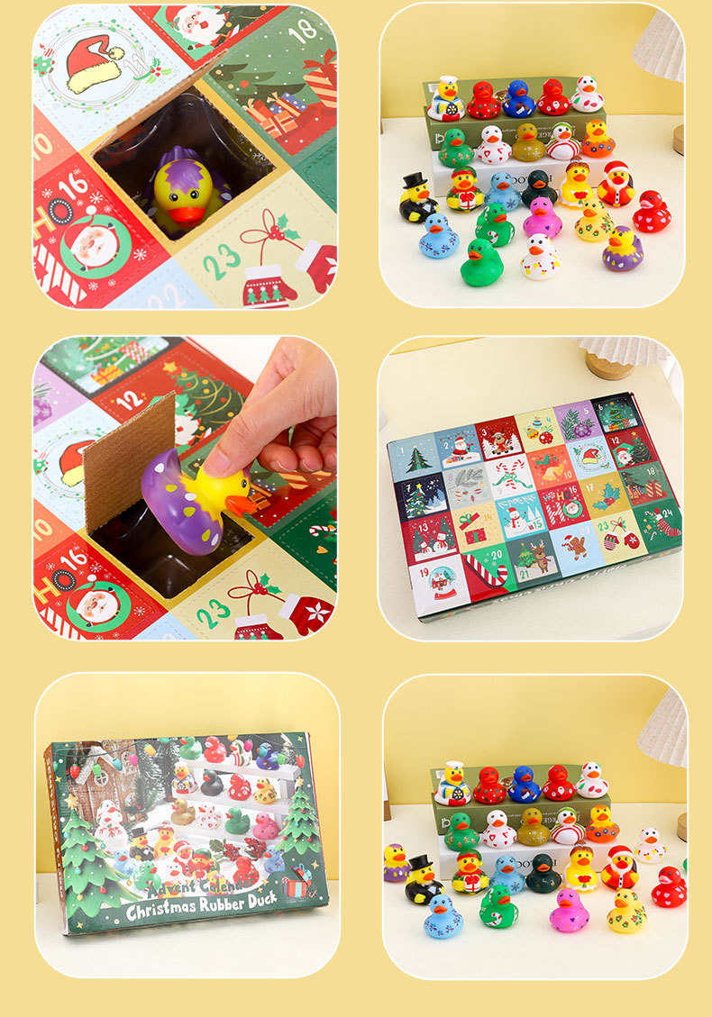 🎅Early Christmas 49%OFF🎅2024 Advent Calendar Christmas Rubber Ducks