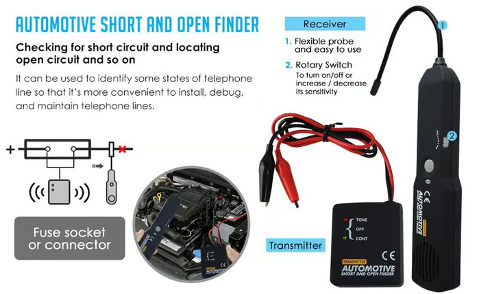 🧰Automotive Electrical Open&Short Finder Circuit Tester
