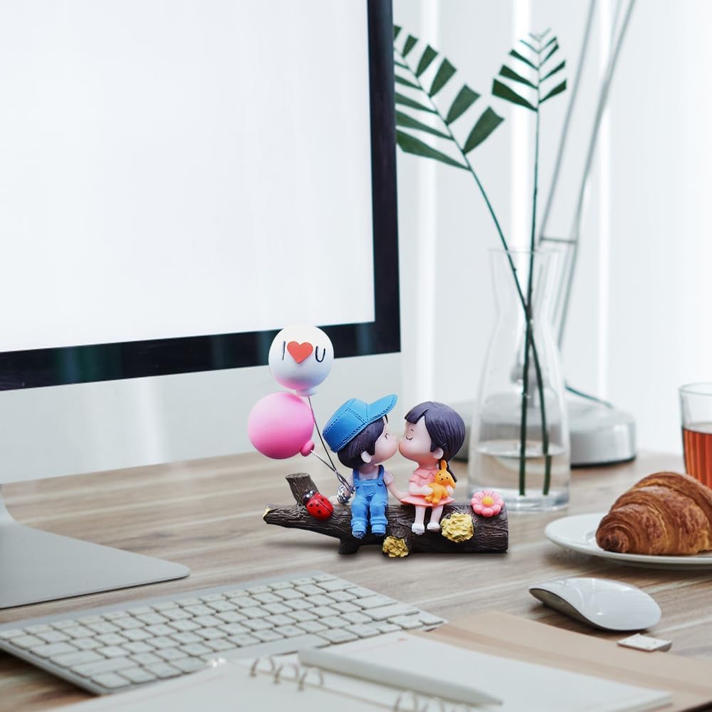 Cute Cartoon Couple Car Dashboard Ornament – Creative Interior Decor & Stylish Automotive Accessory for Men & Women