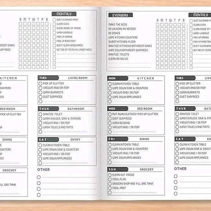📔Bill Payment Management, Cleaning Schedule Manual