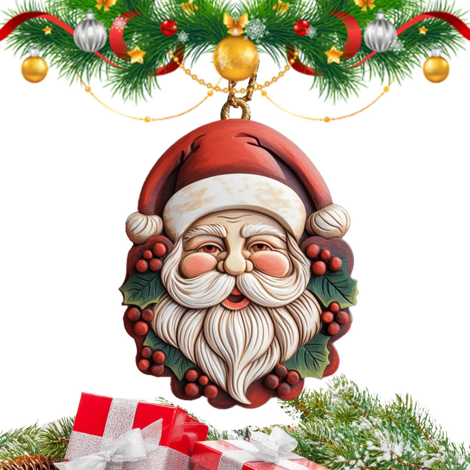 🎅Vintage Santa Claus Pendant