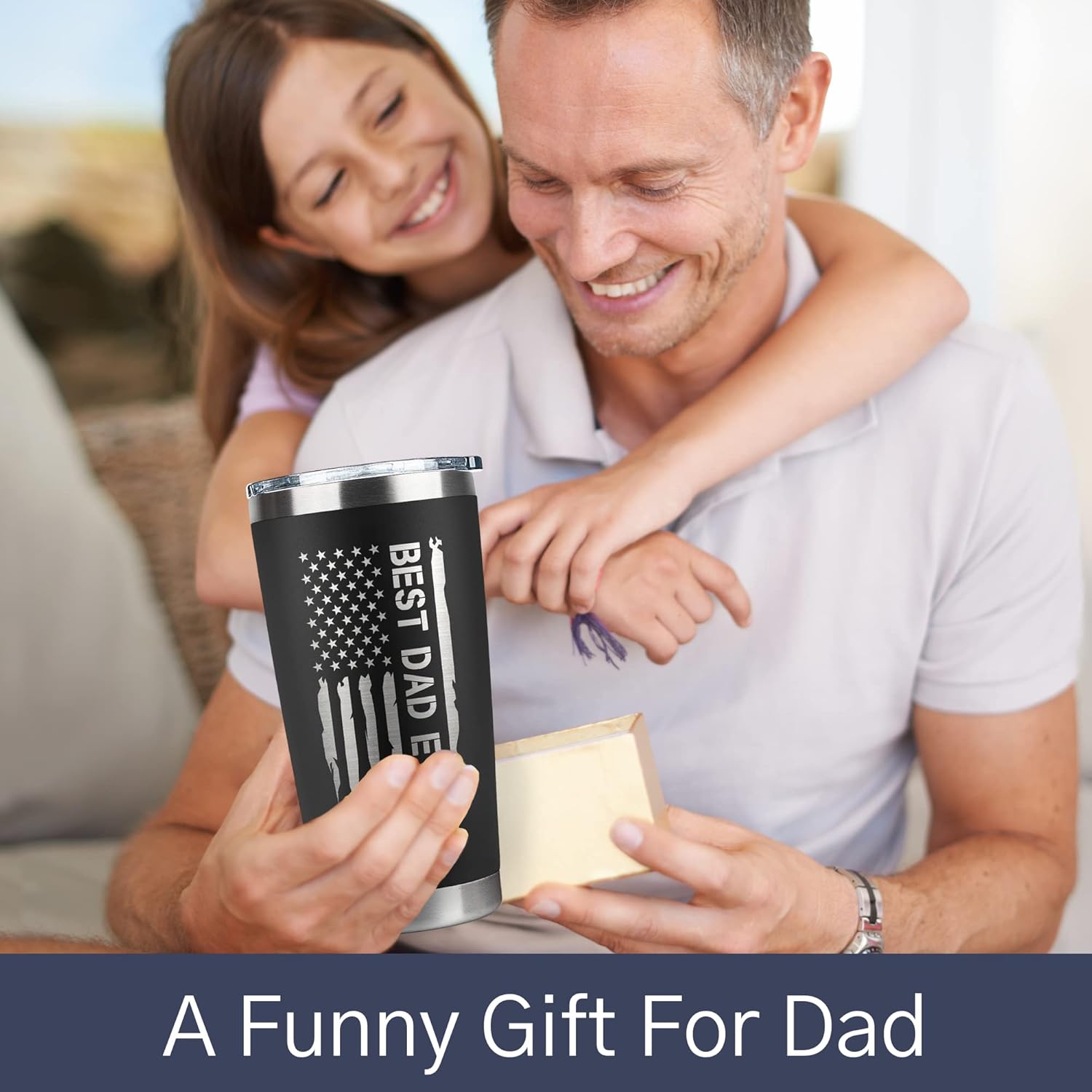 Funny Dad Tumbler - Perfect Gifts for Dad from Daughter or Son