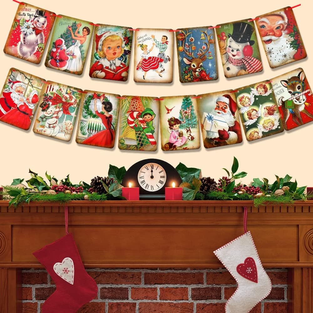 Vintage Style Christmas Banner