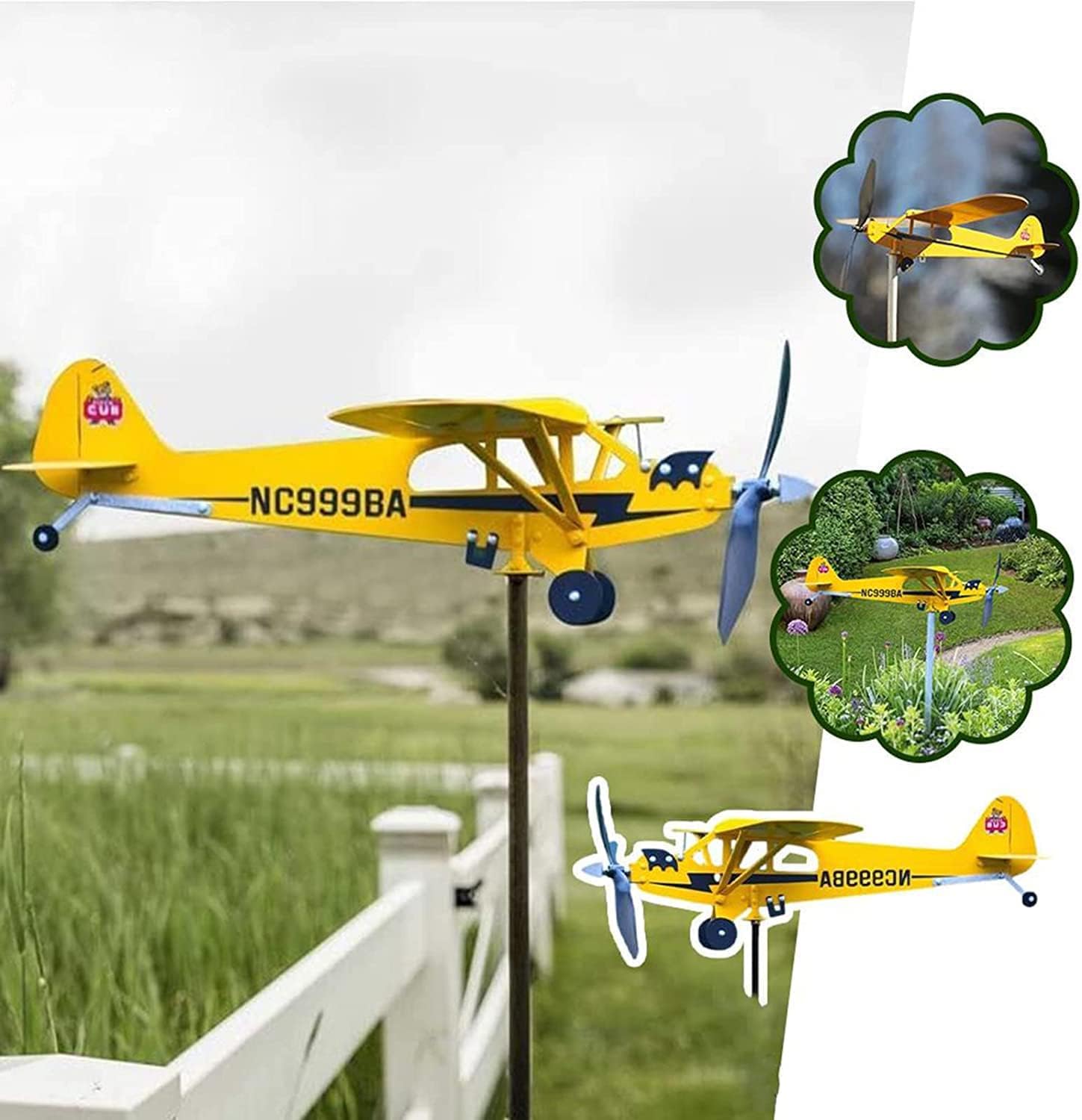 ✈️Piper J3 Cub Airplane Weathervane