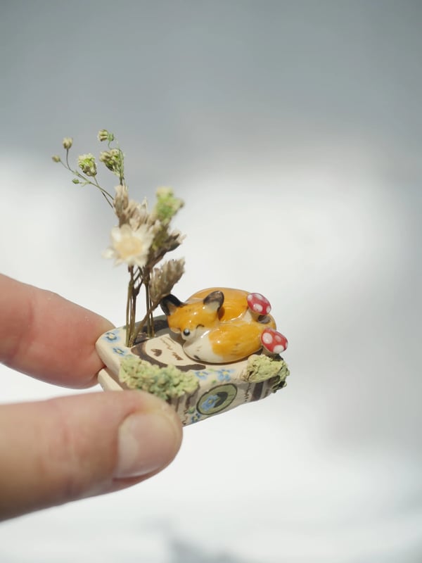 🔥Last Day 43% OFF - 🦊🐈🐼Book Sculpture Animal Mini Vase Ornaments