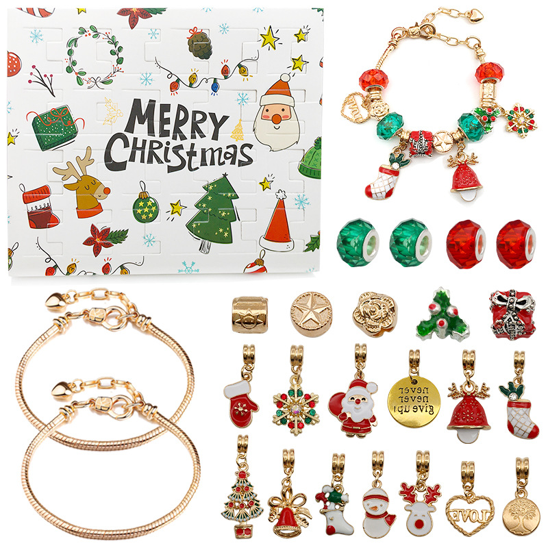DIY ADVENT CALENDAR BRACELETS SET