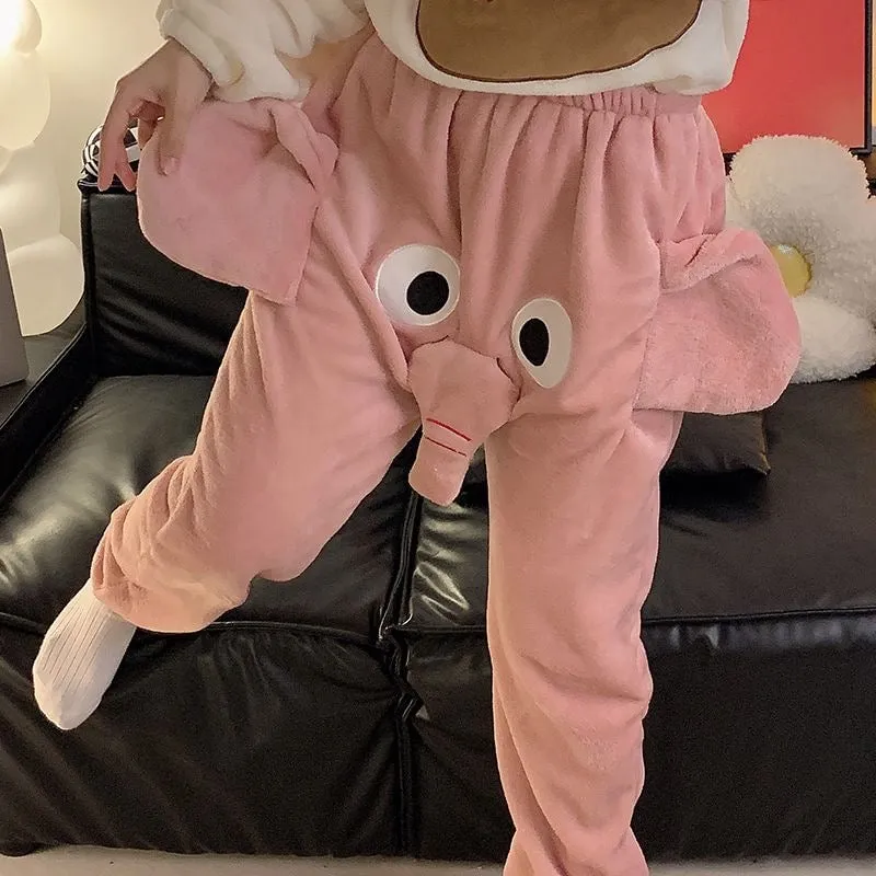 🤣FUNNY COUPLE ELEPHANT HOME PAJAMAS🐘