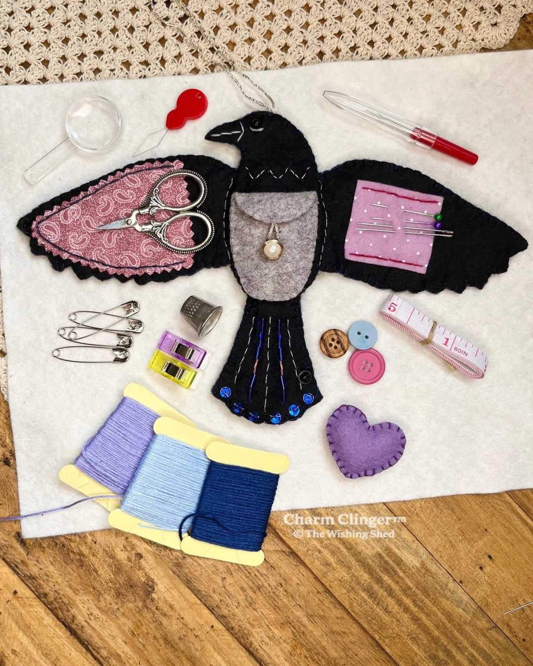 🖤 “Raven’s Keepsake – Guardian of Stitches”