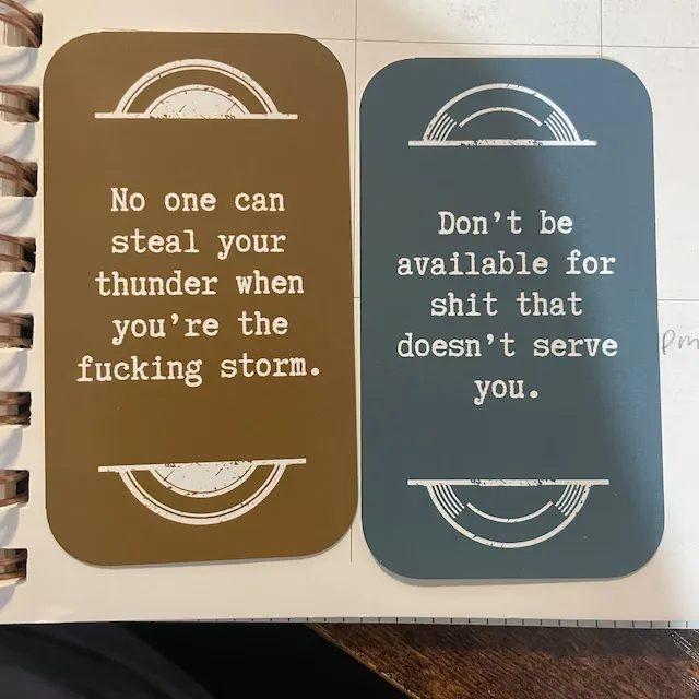📇Mini Sweary Affirmation Cards(18 Pcs)