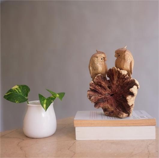 🦉Wooden Owl Handmade Deco