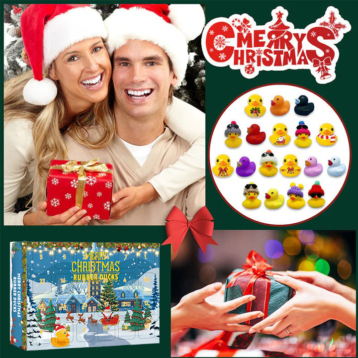 Countdown Christmas Rubber Ducks Advent Calendar