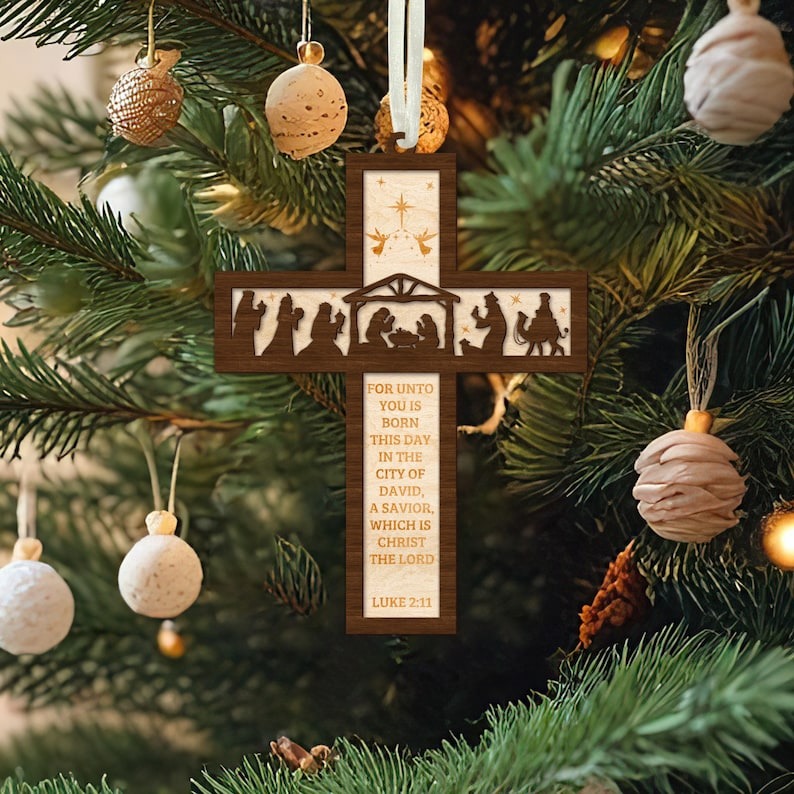 💖Christmas Nativity Cross Bible✨