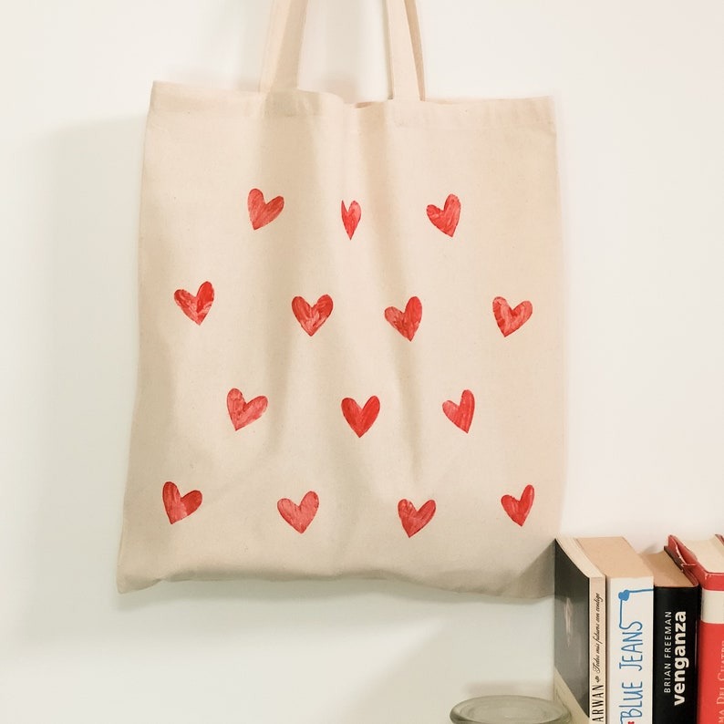 💗Red Heart Tote Bag✨