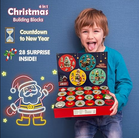 🎅Early Christmas 49%OFF🎅2024 Advent Calendar Christmas Building Toy Set