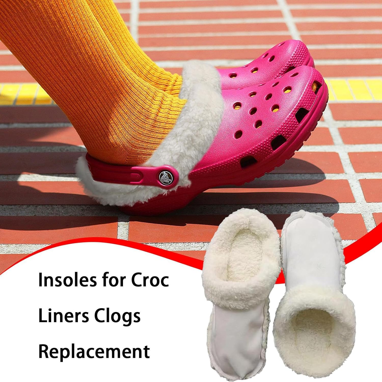 Fleecy Liners for Crocs