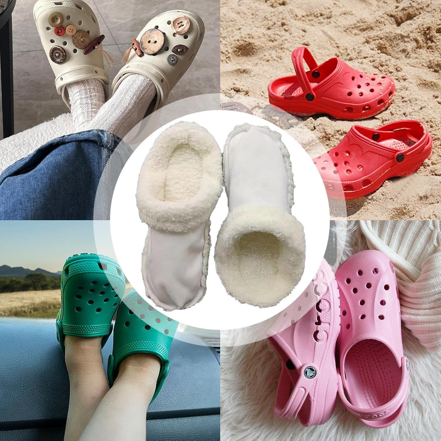 Fleecy Liners for Crocs