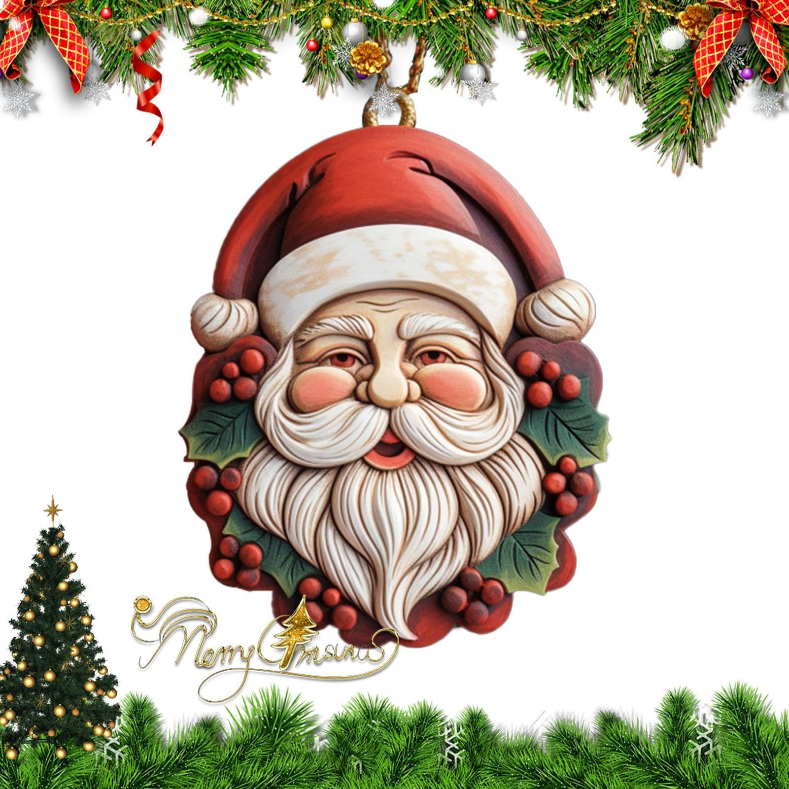🎅Vintage Santa Claus Pendant