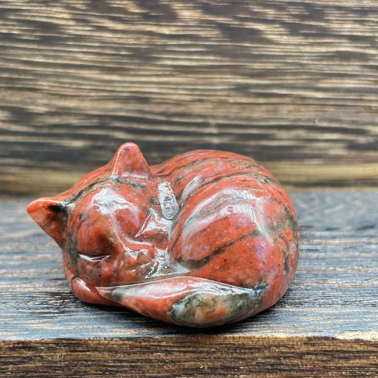 🐱Natural Quartz Crystal Sleeping Cat Decoration