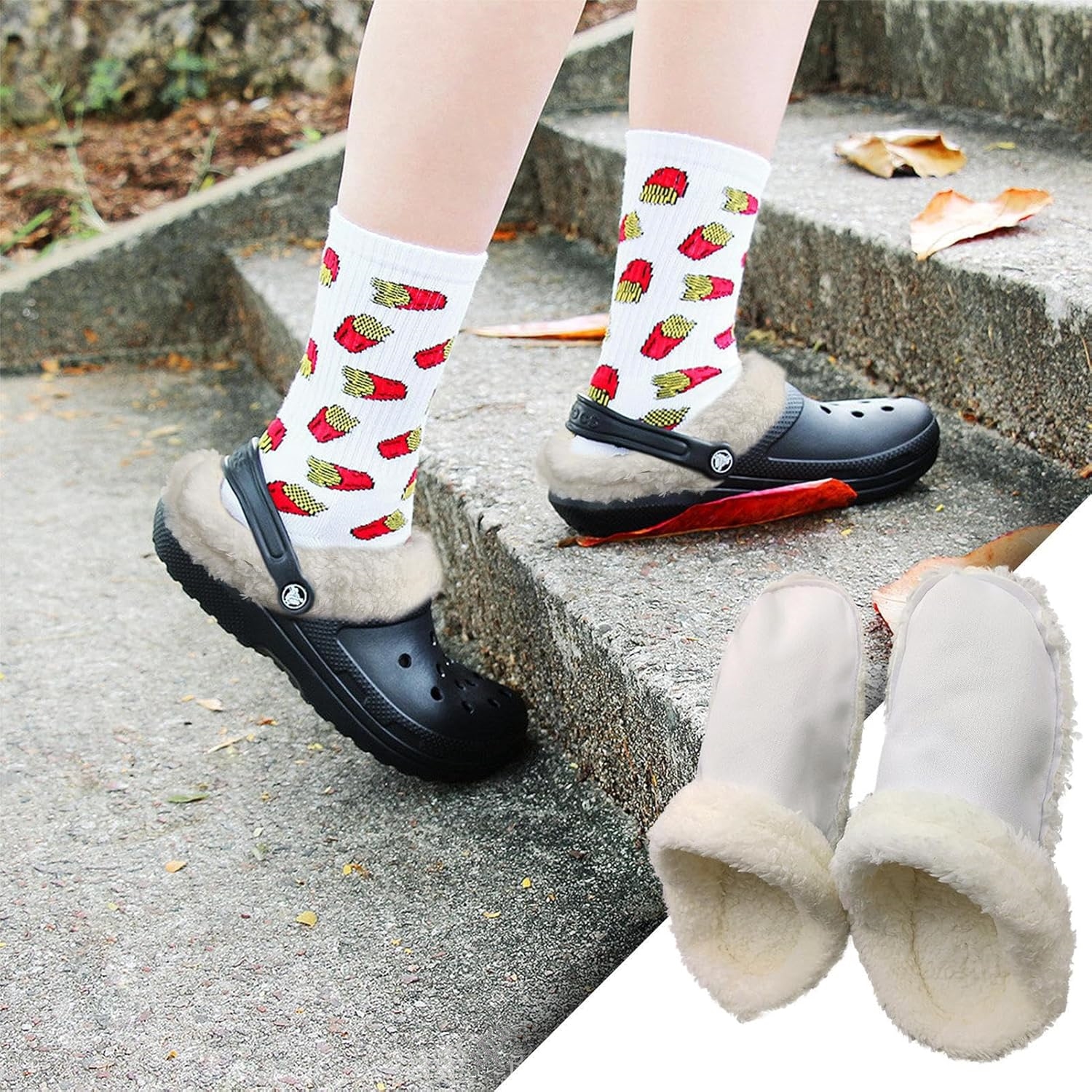 Fleecy Liners for Crocs
