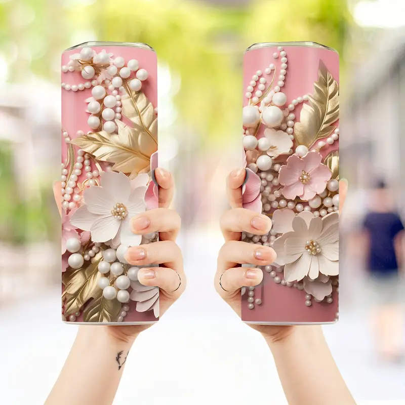 ‌Blooming Love, Lasting Warmth 💐 | 20oz Stainless Steel Tumbler