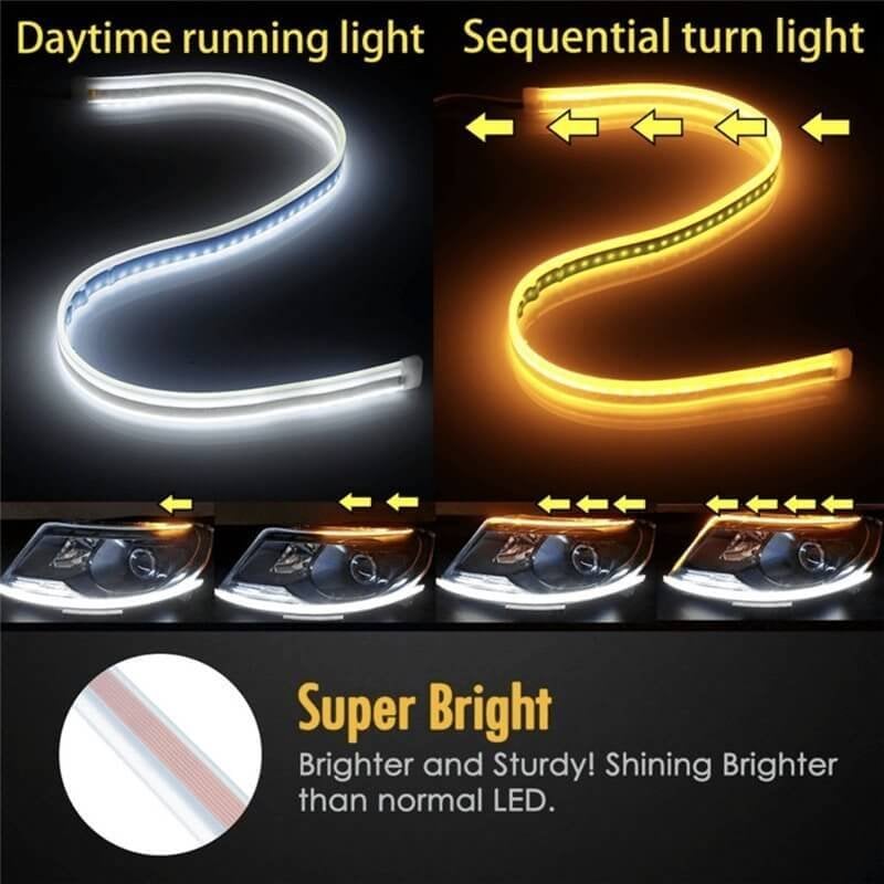 🔥Hot Sale 50% OFF - 🚗LED Flow Type Car Signal Light