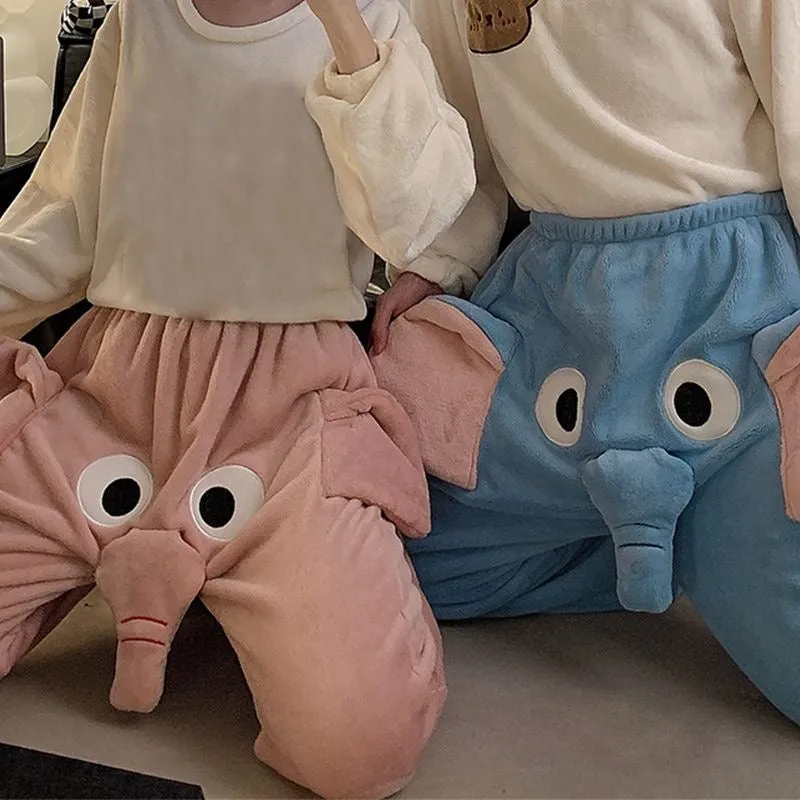 🤣FUNNY COUPLE ELEPHANT HOME PAJAMAS🐘