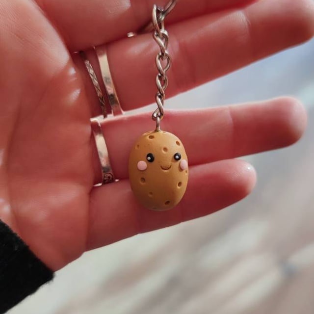 Cute Little Potato Keychain