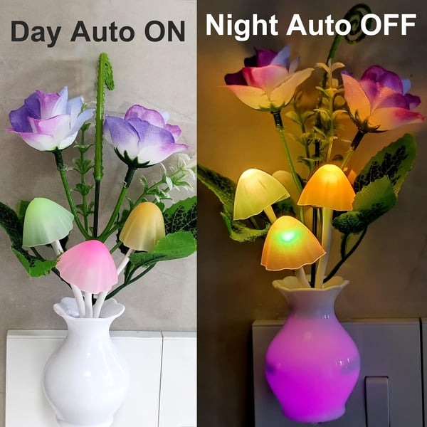 ✨🍄LED Mushroom Multi-color Night Lights