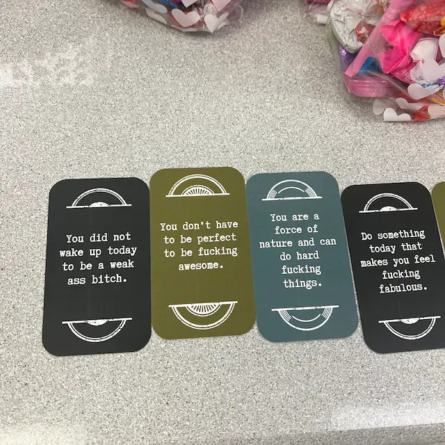 📇Mini Sweary Affirmation Cards(18 Pcs)