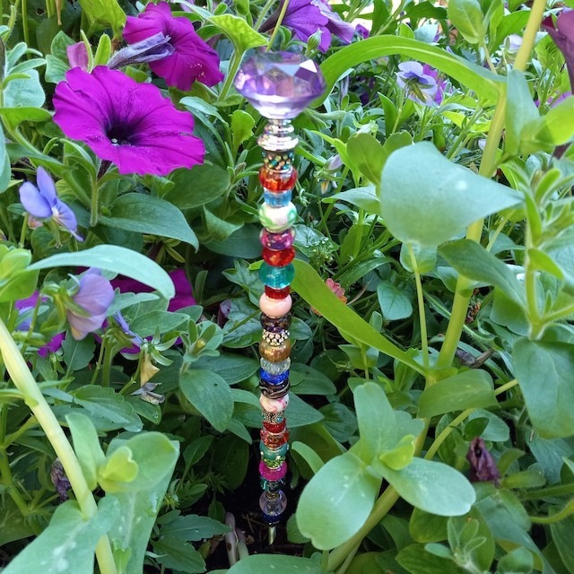 💎NEW Suncatcher Plant🌈Garden Fairy Wand Decoration🌷