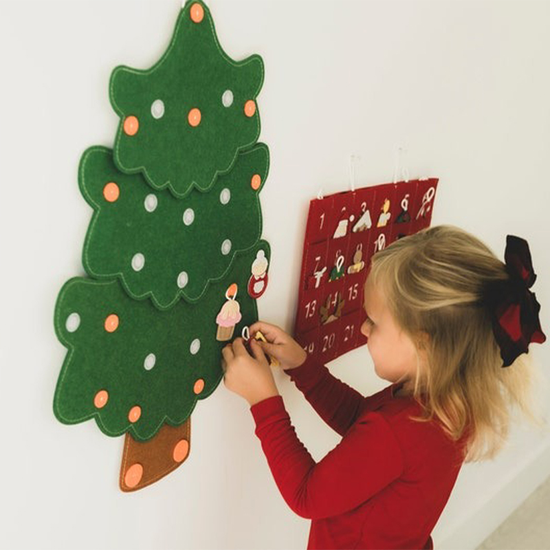 🎄Christmas tree & Advent Calendar felt handmade📆