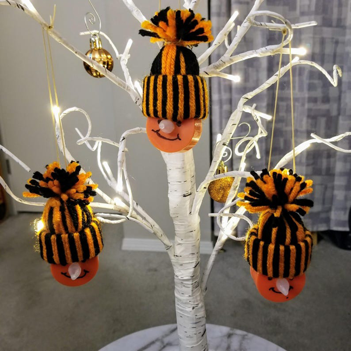 ✨Cool Glowing Pumpkin Head Ornament🎃