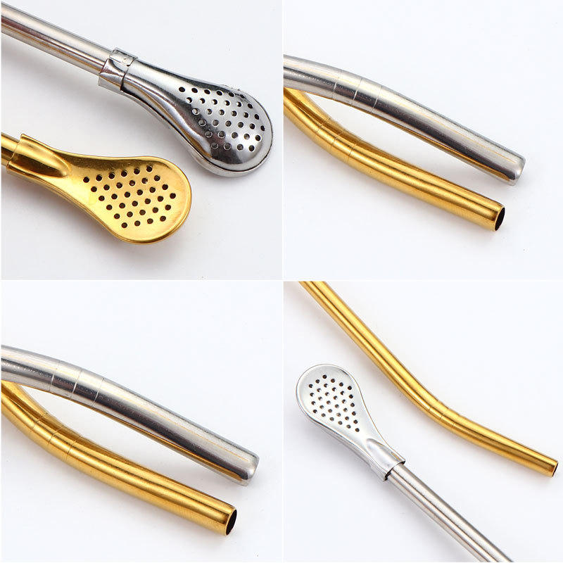 🔥Hot Sale —— Creative Metal Straw Filter Spoon🥄