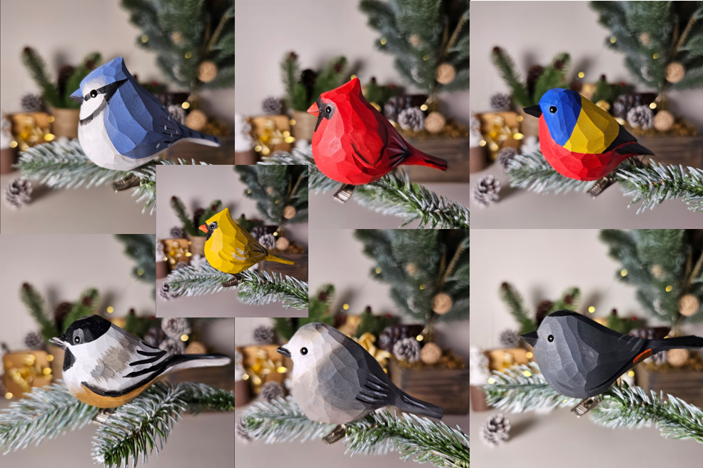 🎄Early Christmas 49%OFF - Handcrafted Bird Clips Ornaments for Christmas Trees