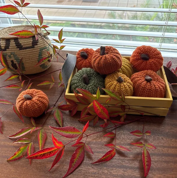 🍁Early Festival 49%OFF🍁 Knit Pumpkins Set of 3