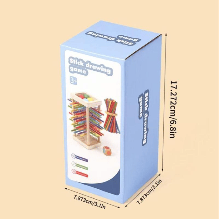 🔥Wooden Stick Game | Colorful Educational Toy for Kids | Cognitive Development & Focus Training | Dual-level Puzzles & Mixed Color Sticks✨