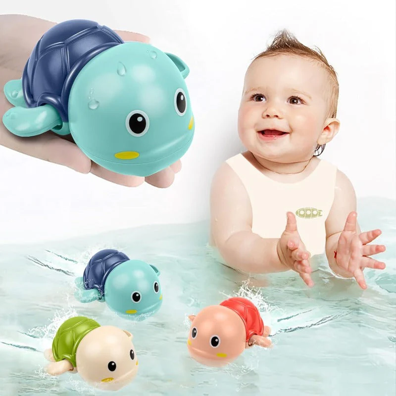 Safe ABS Cute Swimming Wind-Up Toy