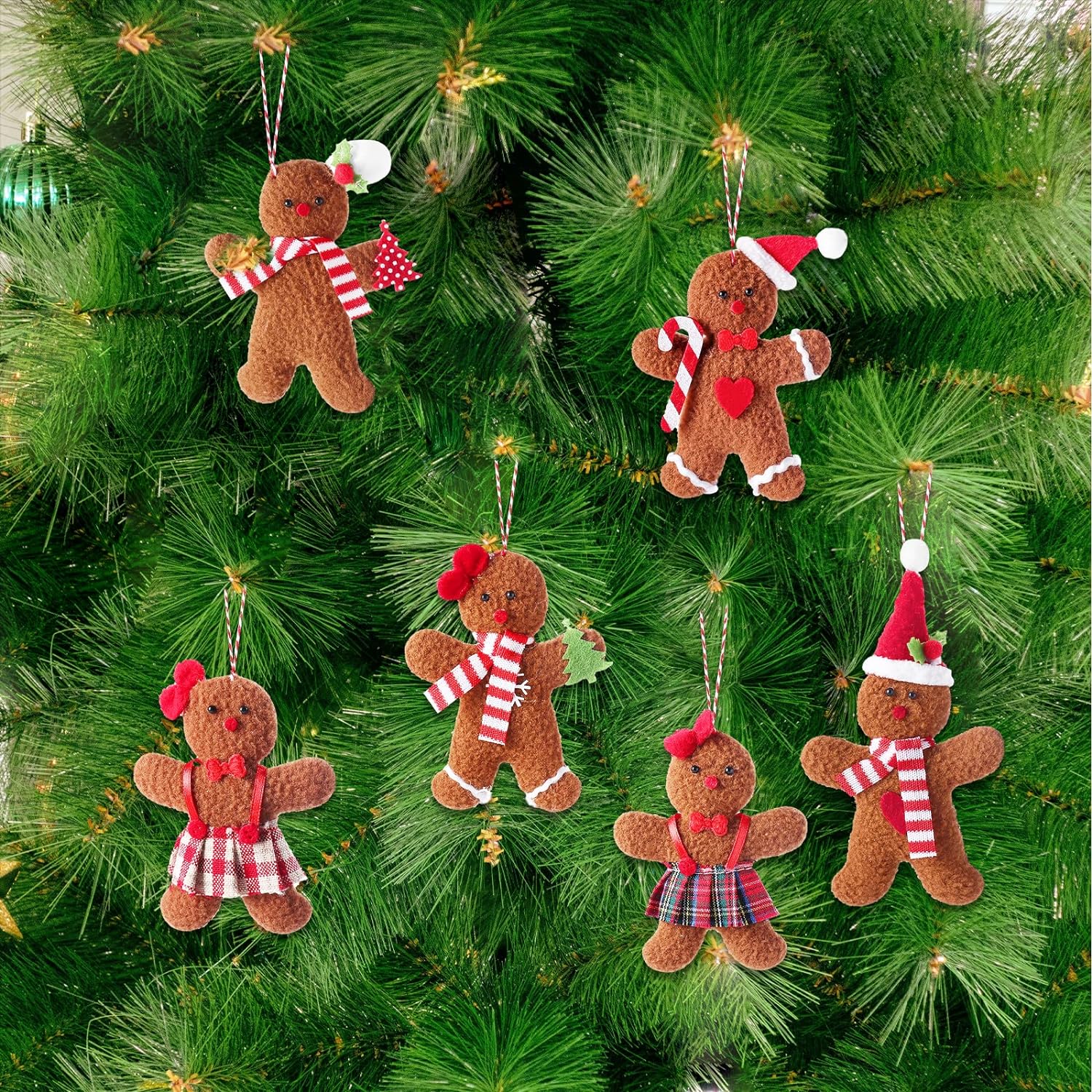 🎄Felt Gingerbread Man Ornaments